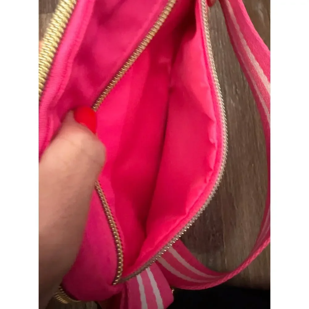 Lilly Pulitzer Jeanie Belt Bag in Mystique Pink with gold hardware GUC